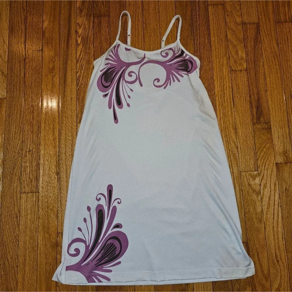 White Athleta Pink Paisley Mini Dress  Medium, Excellent Condition! Super Cute!